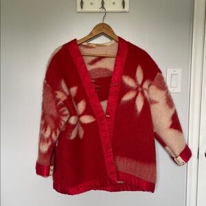 Red Floral Women's Jacket